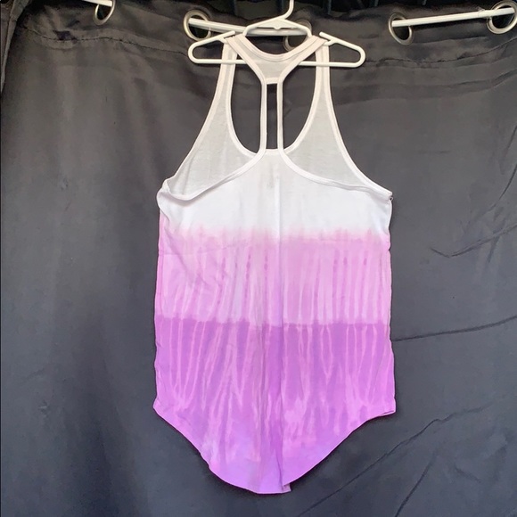 White and purple tank top - Picture 2 of 3